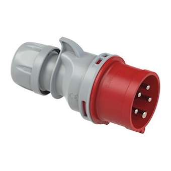 Fiche mobile droite 16A 3P+N+T 380/415 V IP44 EASY|Bizline-BIZ701103