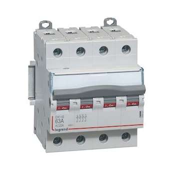 Interrupteur-sectionneur DX³-IS 4P 400V~ - 63A - 4 modules|Legrand-LEG406481