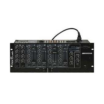 MIX6-USB, Table de mixage DJ, 6 canaux, micro 2DJ, 1USB, noire|Sonoprof-ONF00008222