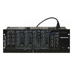 MIX6-USB, Table de mixage DJ, 6 canaux, micro 2DJ, 1USB, noire|Sonoprof-ONF00008222