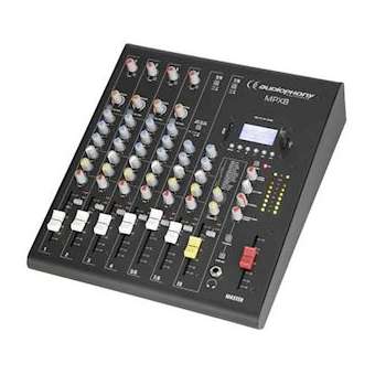MPX8 Mixer 8 canaux avec compresseur, noir|Sonoprof-ONF00020569