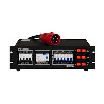 PD-32SH/FRA-BEL, Distributeur d'alimentation triphasée, noir non programmable|Sonoprof-ONF00010055