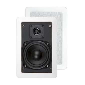 DC301 (2pc) Enceinte hifi encastrable, rectangulaire, blanc 87dB à 1W/1M|Sonoprof-ONF00000019