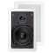 DC301 (2pc) Enceinte hifi encastrable, rectangulaire, blanc 87dB à 1W/1M