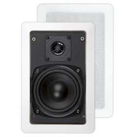 DC301 (2pc) Enceinte hifi encastrable, rectangulaire, blanc 87dB à 1W/1M|Sonoprof-ONF00000019