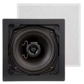 FL101 (2pc) Enceinte hifi encastrable, carrée blanc, 88dB à 1W/1M|Sonoprof-ONF00001332