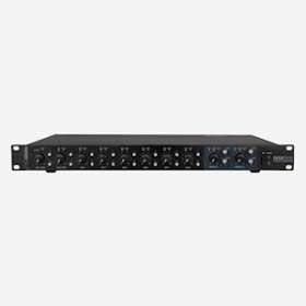MX82 Mixeur 2 entrées micro et 6 entrées stéréo, noir,|Sonoprof-ONF00021115