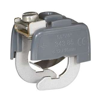 Connecteur de liaison équipotentielle pour canalisation D12mm mini et D16mm ma|Legrand-LEG034385
