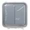 Double interrupteur ou va-et-vient Plexo saillie - Gris|Legrand-LEG069905