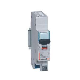 Disjoncteur DNX³ 4500 -auto/auto - U+N 230V~ 2A - 4,5kA - courbe C - 1 module|Legrand-LEG406780