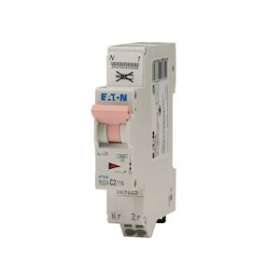 Disj Ph+N, borne res, 2A 4,5kA (EN 60898) cbe C|Eaton industries-EONPLGC4-C2-1N