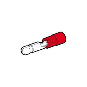 Clip mâle rond rouge (0,25 à 1,5 mm²) - Diam. 4 mm|Cembre-CMBRF-BM4