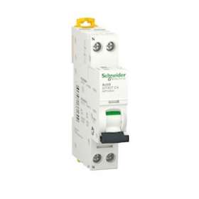 Acti9 iDT40T - disjoncteur modulaire - 1P+N - 4A - courbe C - 4500A/6kA|Schneider Electric-SCHA9P22604