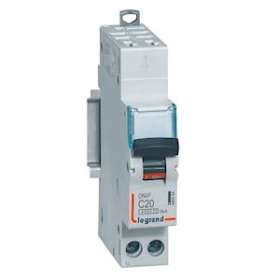 Disjoncteur DNX³ 4500 - auto/vis - U+N 230V~ 20A - 6kA - courbe C - 1 module|Legrand-LEG406884