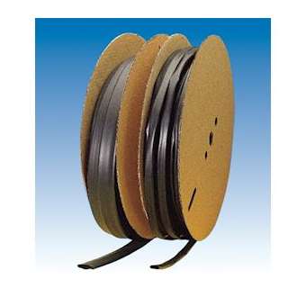 CGPT 4.8/2.4 Noire en bobine 300m-Gaine thermorétractable paroi mince 4.8/2.4|TE Connectivity ( Ex Tyco Simel )-TYS617450