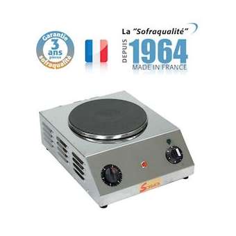 Réchaud 1 plaque ø 220 mm|Sofraca-SFC27132S