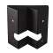 Adaptateur pour fixation angle LUXA noir