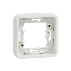 Mureva Styl - Cadre 1 poste - encastré - IP55 - IK08 - blanc|Schneider Electric-SCHMUR39107