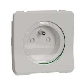 Mureva Styl - Prise courant 2P+T - composable - IP55 IK08 - connex auto - blanc|Schneider Electric-SCHMUR39133