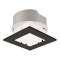 Kit encastrement facade carre noire pour detecteur plano centro|Theben-THB9070737