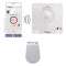 Thermostat d'ambiance 2 fils. 24h 7j 230 V Bluetooth