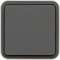 cubyko interrupteur va-et-vient saillie gris IP55|Hager-HAGWNC001