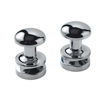 Accessoire sèche-serviette patère ronde chrome par 2|Thermor-EET498014