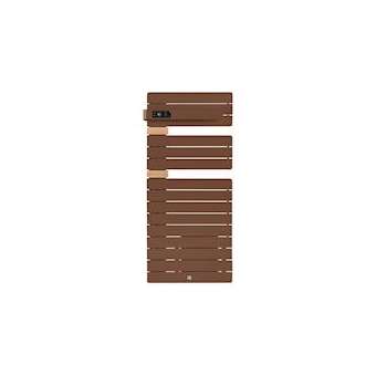 Sèche-serviettes Allure 3 mat à gauche 0500W brun terracotta|Thermor-EET483197