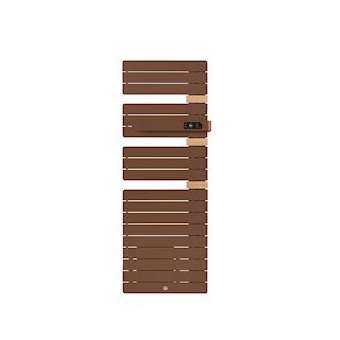 Sèche-serviettes Allure 3 mat à droite 0500W brun terracotta|Thermor-EET483198