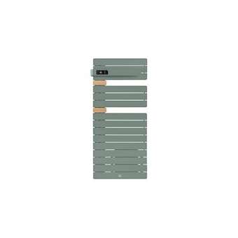 Sèche-serviettes Allure 3 mat à gauche 0500W vert eucalyptus|Thermor-EET483199
