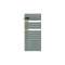 Sèche-serviettes Allure 3 mat à gauche 0500W vert eucalyptus|Thermor-EET483199