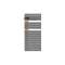 Sèche-serviettes Allure 3 mat à gauche 0500W gris menhir|Thermor-EET483205