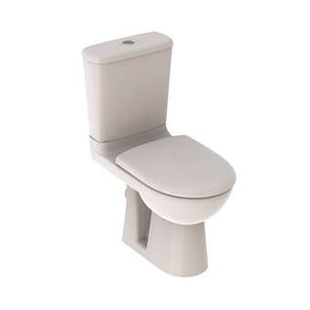 Pack WC au sol Geberit Prima SH, Rimfree abattant ralenti, blc|Geberit-GBR08325400000101