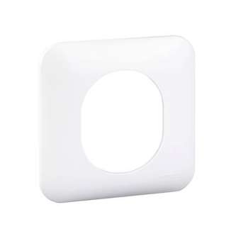 Ovalis - Plaque de finition blanche (RAL9003) - 1 poste Blanc|Schneider Electric-SCHS260702