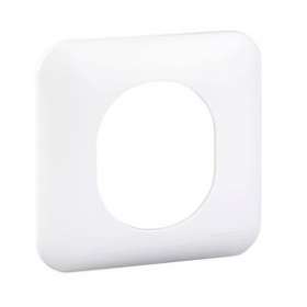 Ovalis - Plaque de finition blanche (RAL9003) - 1 poste Blanc|Schneider Electric-SCHS260702