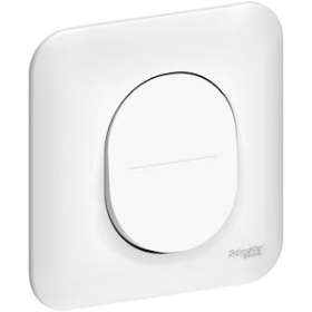 Ovalis - interrupteur va et vient - 10AX - avec griffes avec plaque|Schneider Electric-SCHS265204