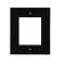 Cadre encastrable Verso Noir pour 1 module
