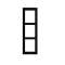 Cadre saillie 3 modules IP Verso & Access Unit noir