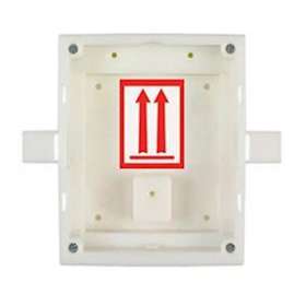 Boitier d'encastrement Verso pour 1 module|Tiptel-TIPBOITIERENCASTRABLEVERSO1M