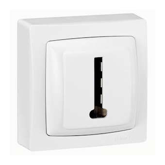 Prise téléphone 8 contacts Appareillage saillie complet - blanc|Legrand-LEG086038