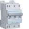 Disjoncteur 3P+N 6-10kA courbe D - 10A 3 modules|Hager-HAGNGT810