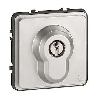 Interrupteur à clé 2 positions 6A 250V~ Soliroc IK10 IP54|Legrand-LEG077874