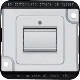 Anti-vandalisme - poussoir O/F - 10A - borne sans vis|Schneider Electric-SCHMTN3156-7060