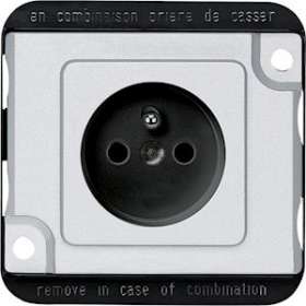 Merten Anti-vandalisme - prise - 2P+T - NF - connexion rapide|Schneider Electric-SCHMTN2500-7060