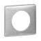 Plaque Céliane Métal 1 poste - finition Aluminium