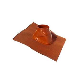 Solin toit 5 à 25DEG Ubiflex ocre D60/100 et 80/125mm|Ubbink-UBB189910