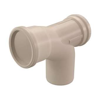 Coude de visite 87DEG Chemilux Condensation D80mm PPtl long.132mm|Ubbink-UBB330258