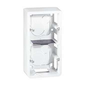 Cadre Mosaic pour 4 modules montage vertical - profondeur 40mm|Legrand-LEG080282