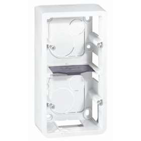 Cadre Mosaic pour 4 modules montage vertical - profondeur 40mm|Legrand-LEG080282