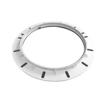 Bride de blocage blanche plastique D125mm|Ubbink-UBB711161